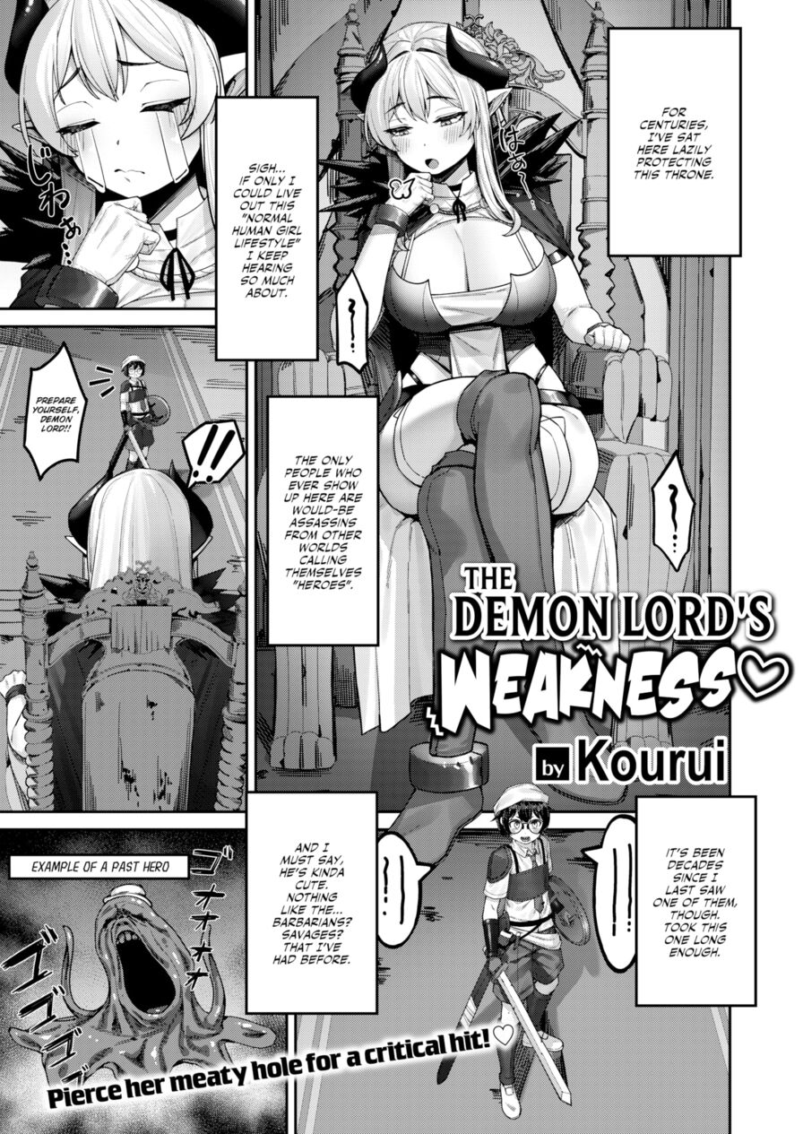 [Kourui] The Demon Lord's Weakness (Isekairakuten Vol.37)