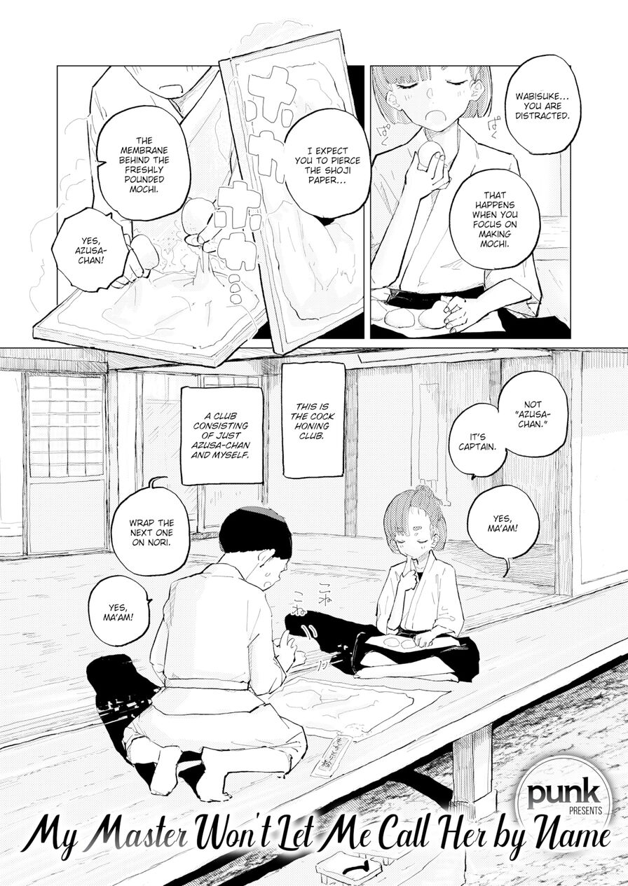[punk] My Master Won't Let Me Call Her by Name (Weekly Kairakuten 2024-10)