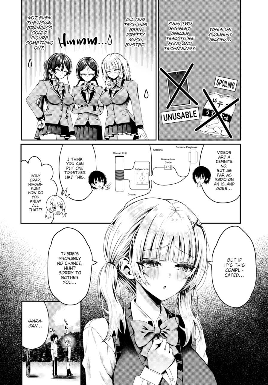 [Hazakura Satsuki] Stranded on a Desert Island Where I Can Creampie All the Girls I Want ~Making My Female Classmates Into My Harem~ Ch.22 (Dascomi Vol.38)