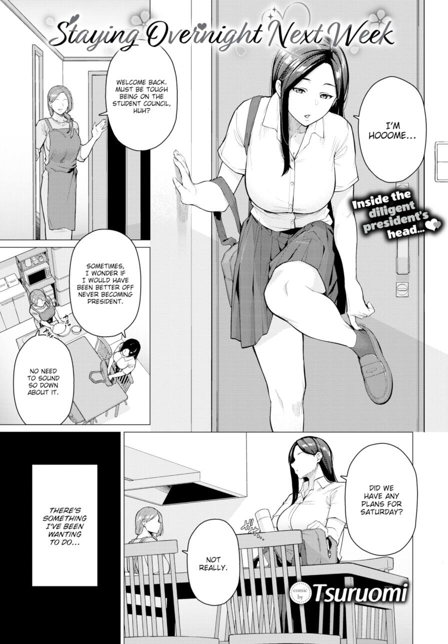 [Tsuruomi] Staying Overnight Next Week