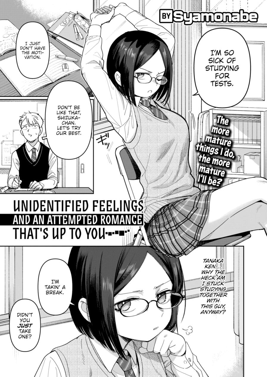 [Syamonabe] Unidentified Feelings and an Attempted Romance That's Up to You