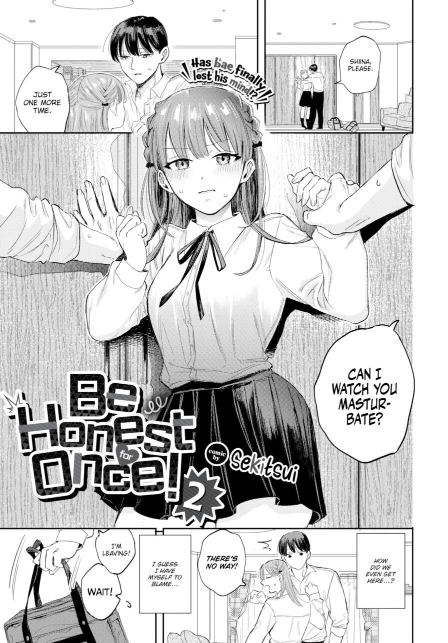 [Sekitsui] Be Honest For Once! 2 (Comic Bavel 2026-01)