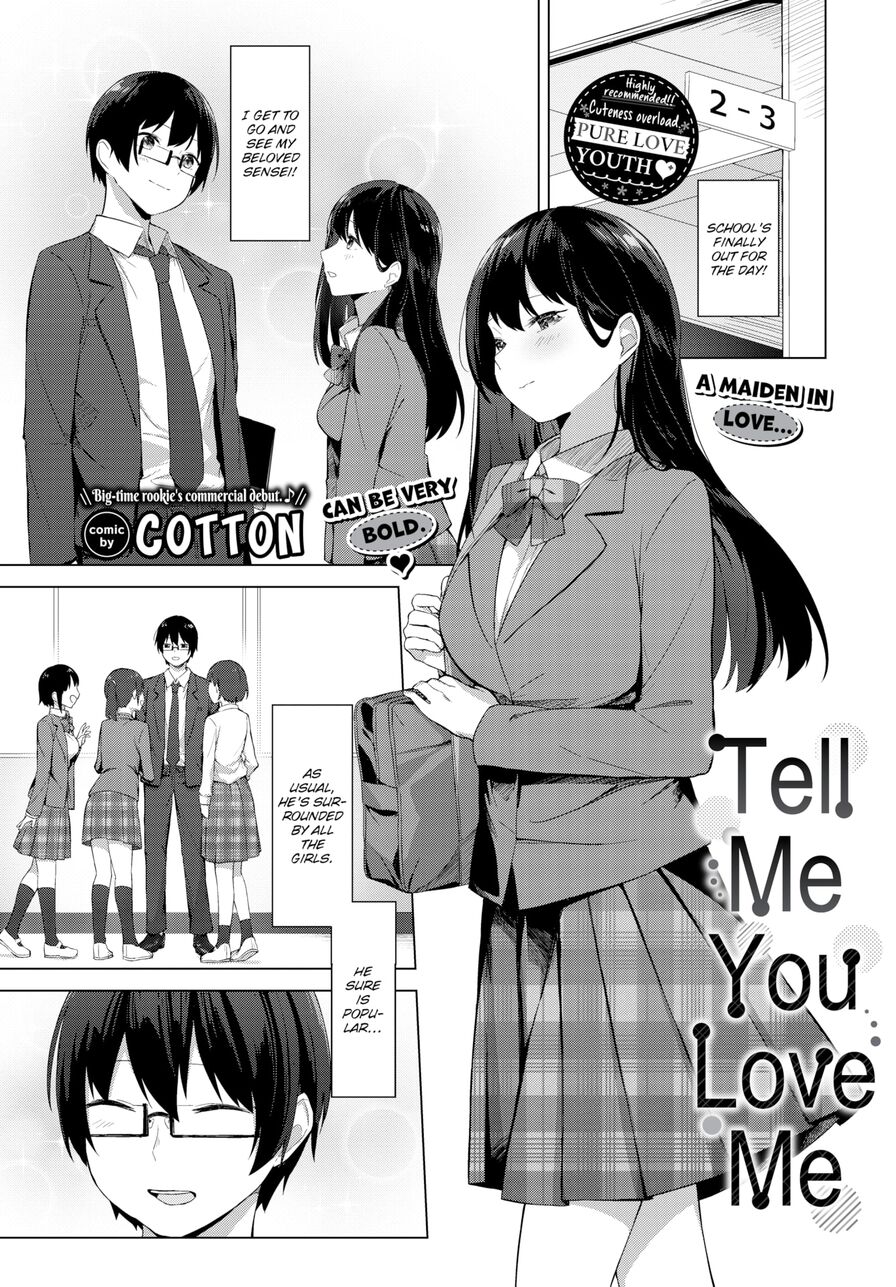 [Cotton] Tell Me You Love Me (Comic Bavel 2023-09)