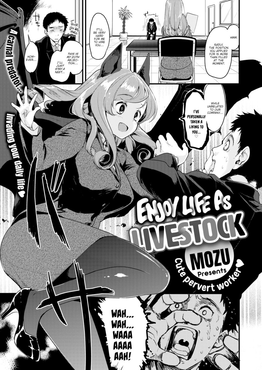 [Mozu] Enjoy Life as Livestock (Comic X-Eros #55)