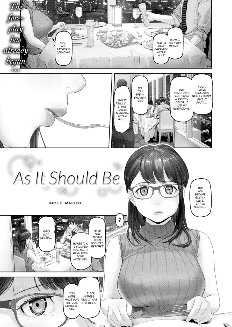[Inoue Makito & Makito] As it Should Be (Comic Shitsurakuten 2018-06)