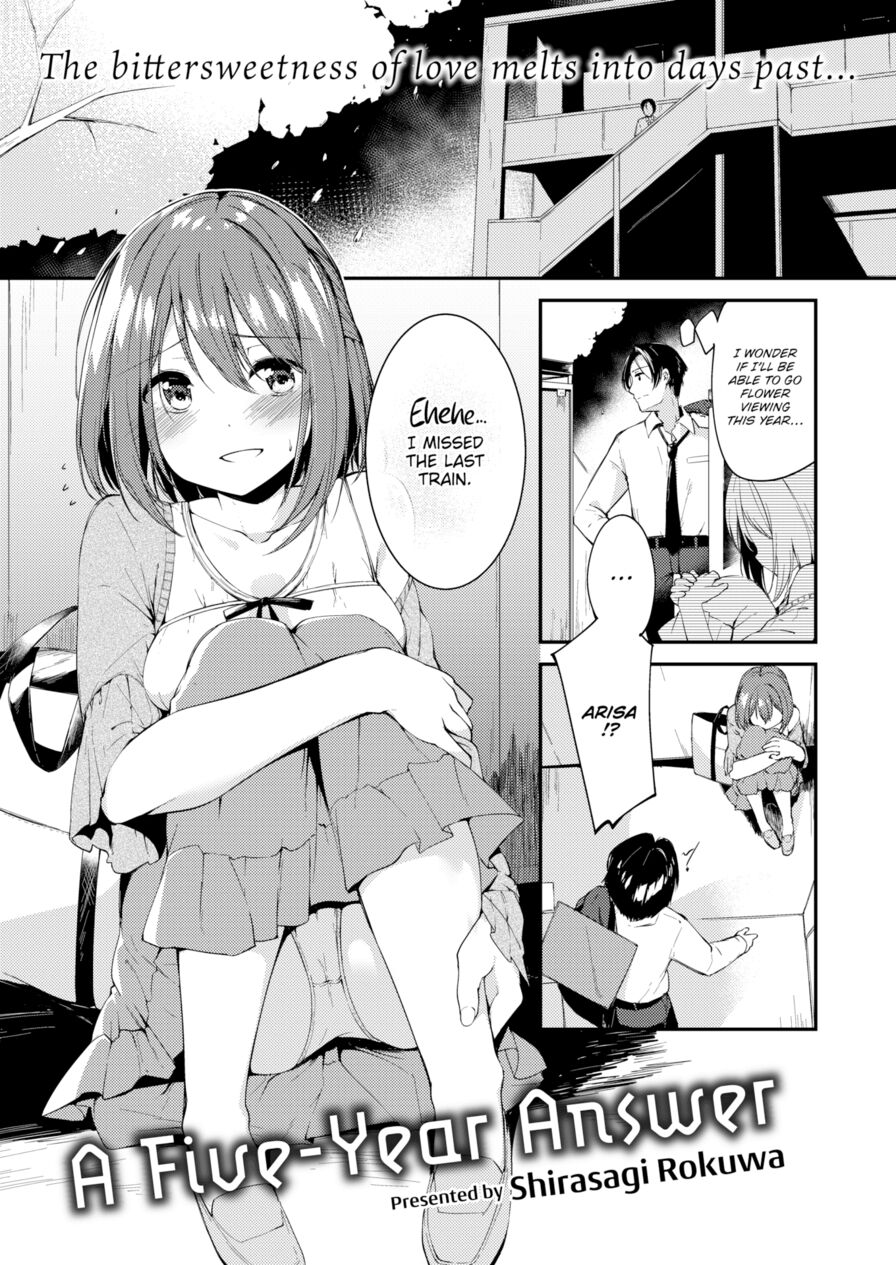 [Shirasagi Rokuwa] A Five-Year Answer (Comic Kairakuten BEAST 2020-06)