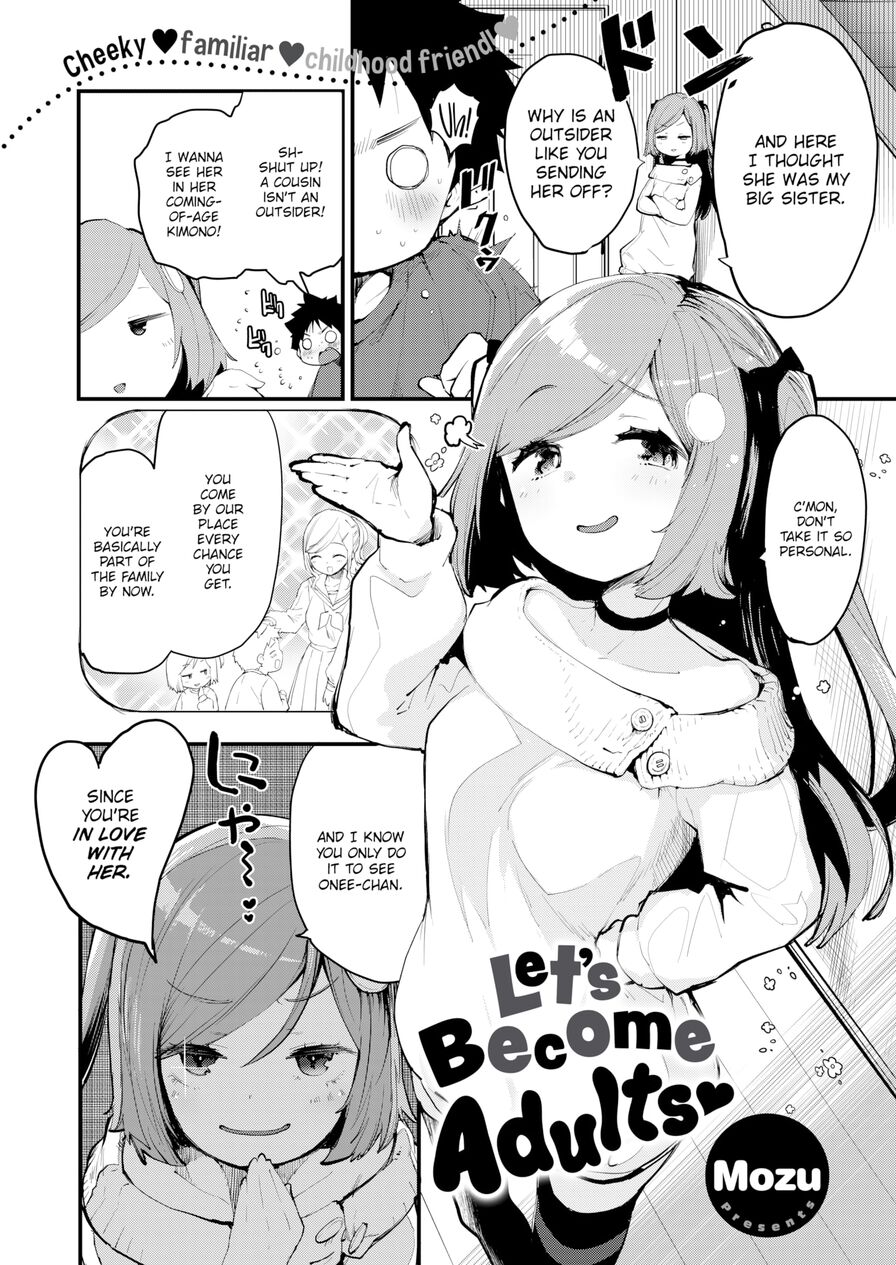 [Mozu] Let's Become Adults ❤ (Comic Kairakuten BEAST 2021-02)