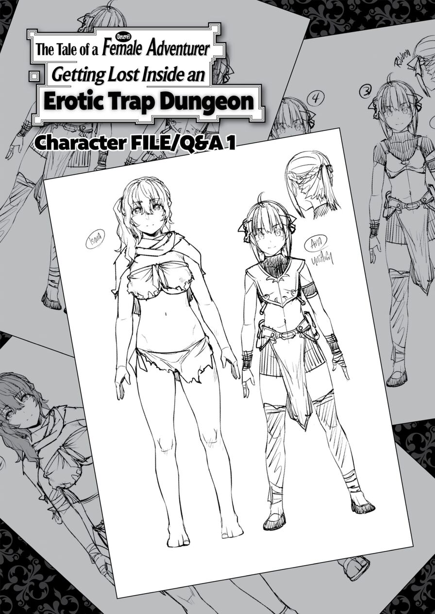 [Tatsu Tairagi] The Tale of a (Decent) Female Adventurer Getting Lost Inside an Erotic Trap Dungeon - Character FILE/Q&A 1 (Isekairakuten Vol.4)