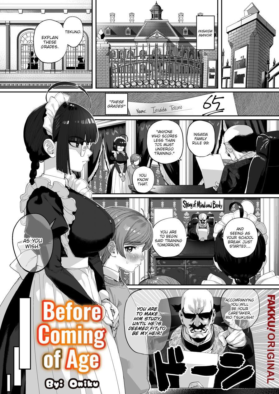 [Oniku] Before Coming of Age (FAKKU Original)