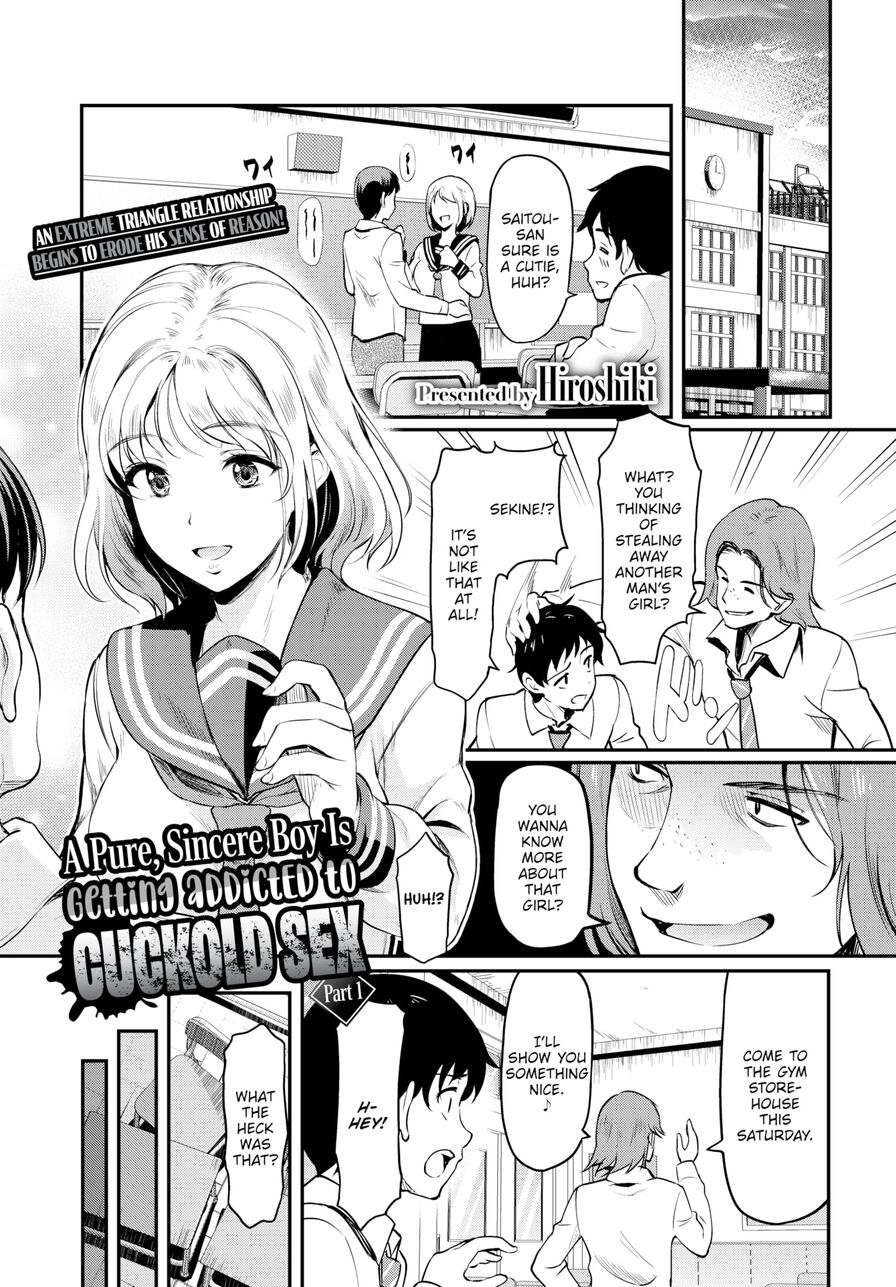 [Hiroshiki] A Pure, Sincere Boy is Getting Addicted to Cuckold Sex ~Part 1~ (Comic Bavel 2023-01)